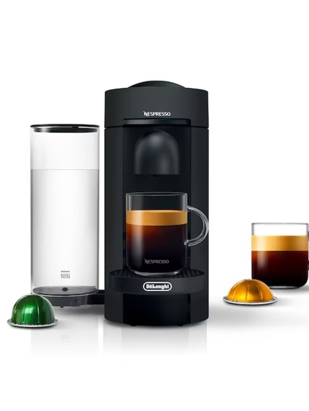 Nespresso VertuoPlus Espresso Machine in Matte Black ENV150BM
